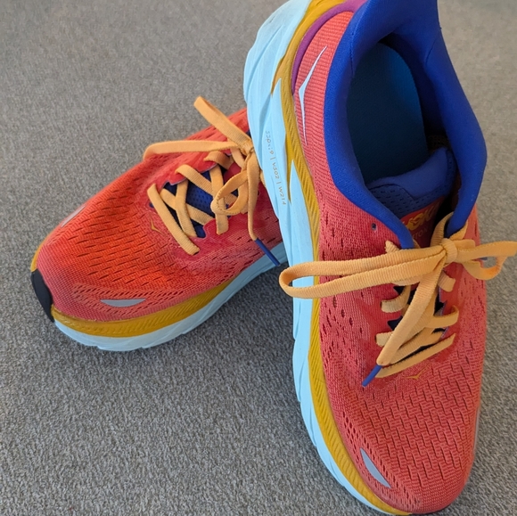 Hoka Ine One Clifton 8, Color Fiesta! - Picture 6 of 9